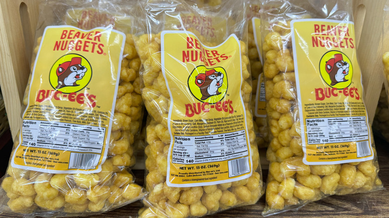 bags of Beaver Nuggets