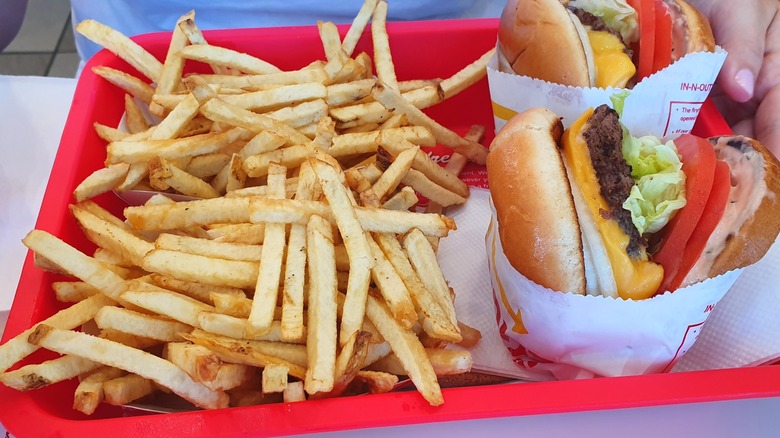 Burgers and fries from In-N-Out