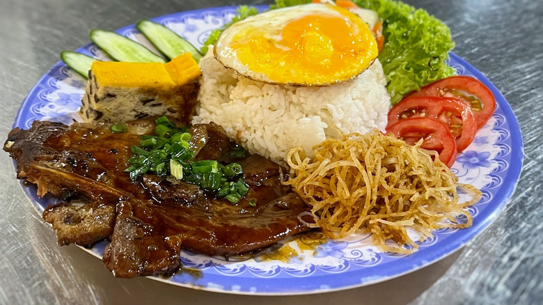 Lemongrass pork chop