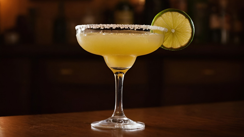 A frozen margarita