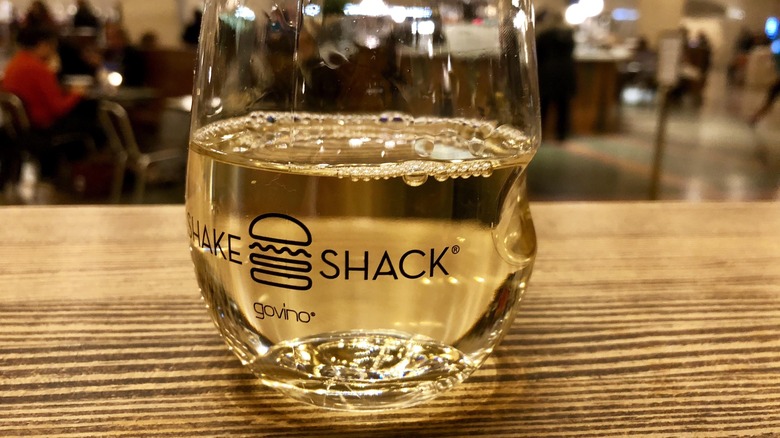 Shake Shack white wine