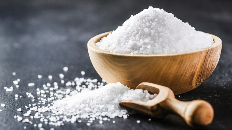 A bowl of salt