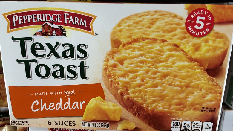 Pre-made Texas toast with cheese