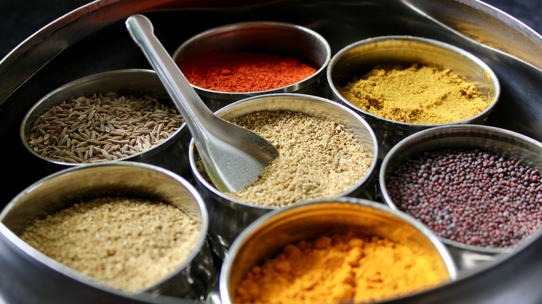 A spice dabba