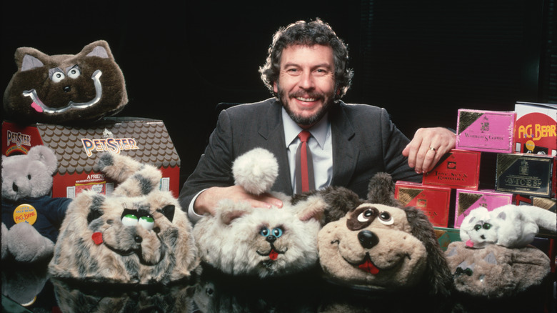 Nolan Bushnell with PetSter products