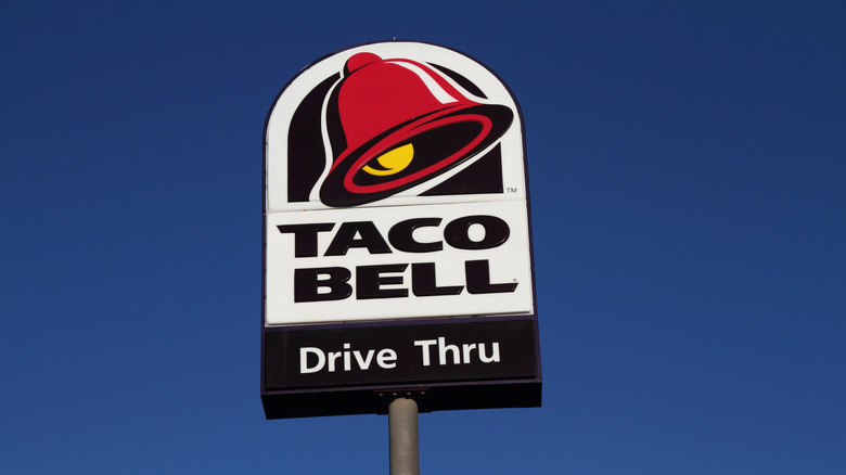 Taco Bell Drive Thru sign