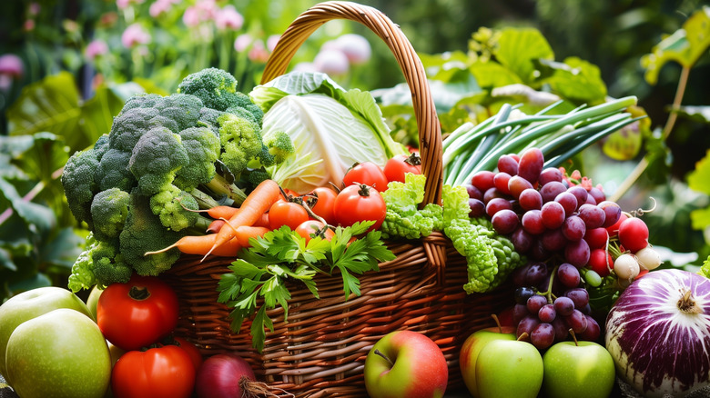 farmers market vegetables