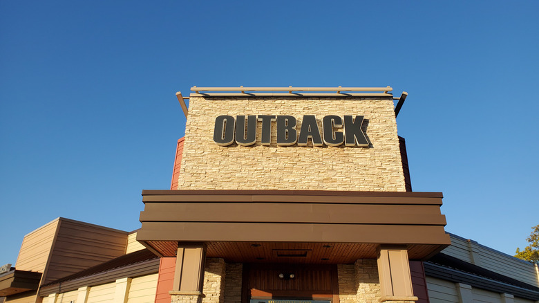 Facade of Outback Steakhouse 