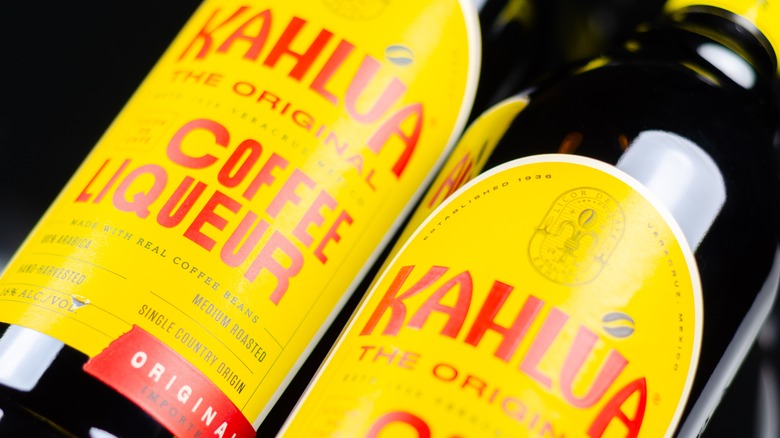 Kahlua label 