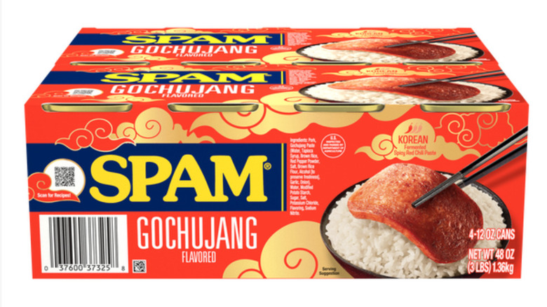 Box of gochujang-flavored Spam