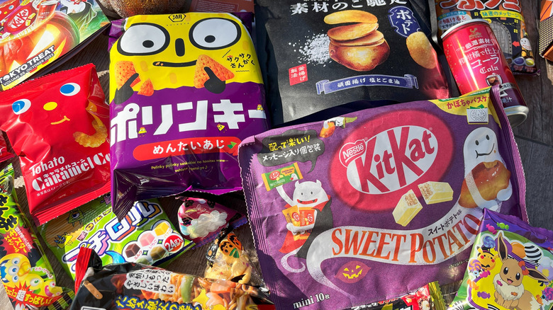 packaged international snacks