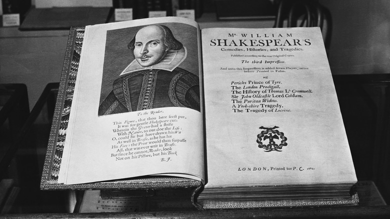 A book of Shakespearean plays