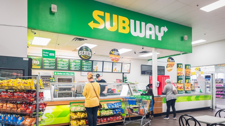 Subway storefront