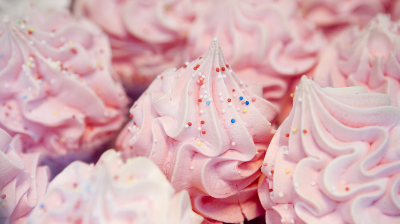 Cupcakes with pink frosting