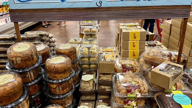 Assortment of baked goods at Trader Joe's