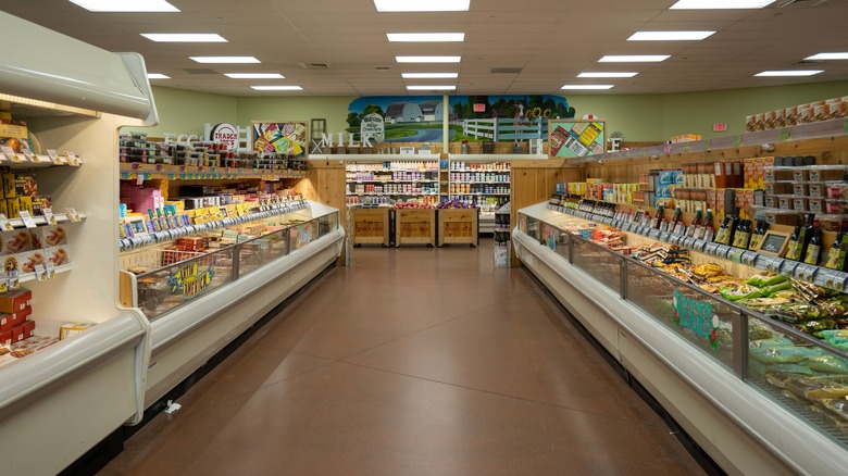 Trader Joe's frozen foods aisle