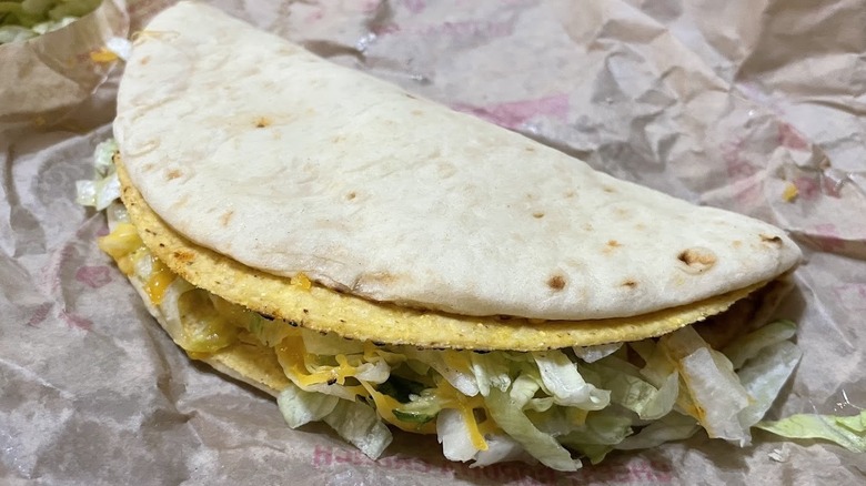 A cheesy gordita crunch