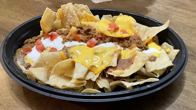 A plate of nachos BellGrande