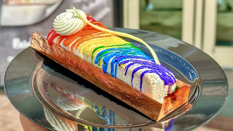 Amorette's rainbow love mousse bar