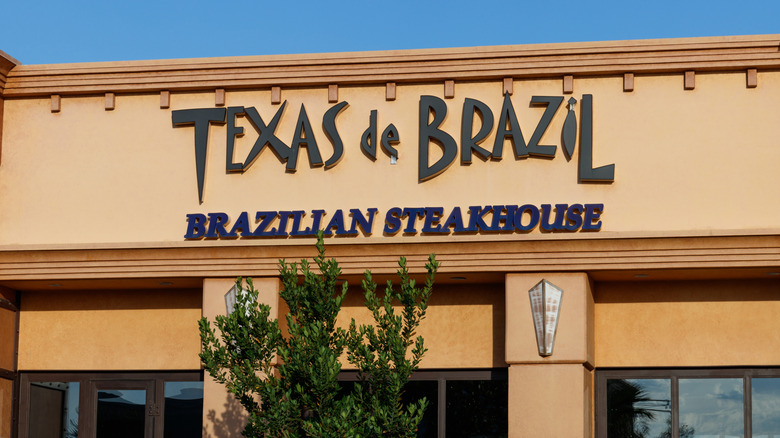 Texas de Brazil exterior restaurant sign