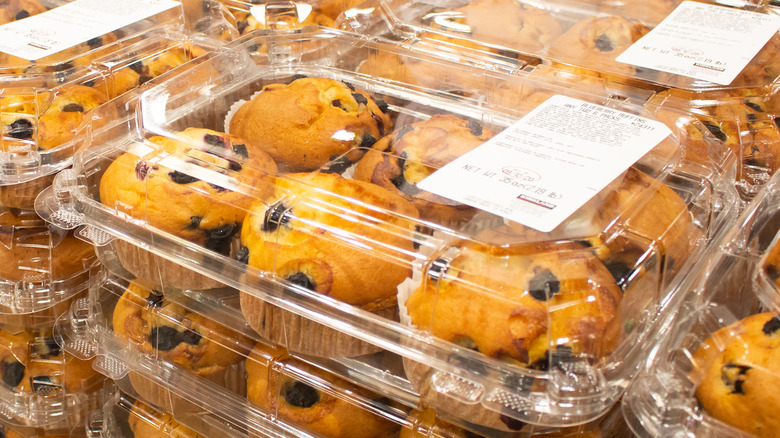 Costco muffins in clamshell