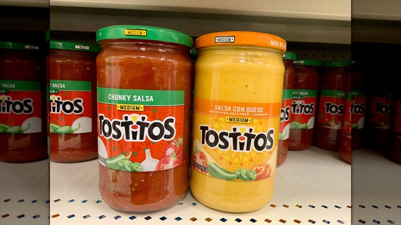 Tostitos salsa and salsa con queso