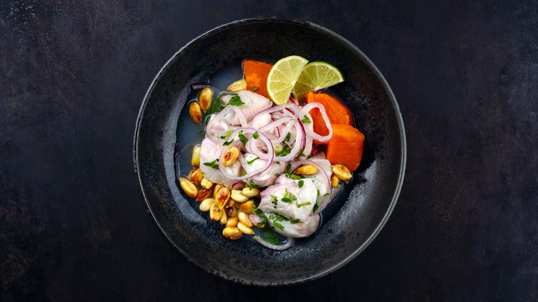 Modern Peruvian dish