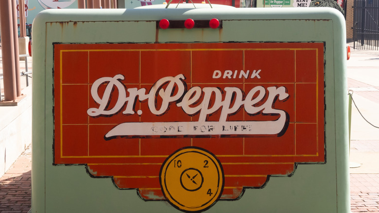 vintage Dr. Pepper sign