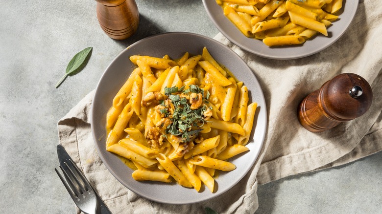 Butternut squash pasta