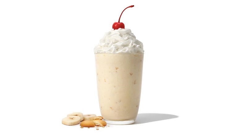 Chick-fil-A banana pudding milkshake