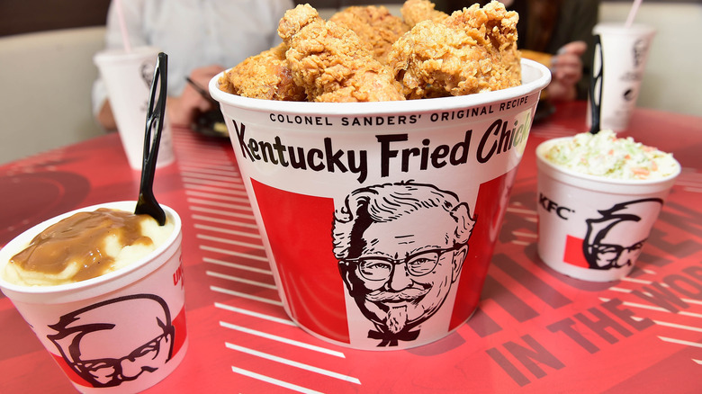 KFC original recipe bucket