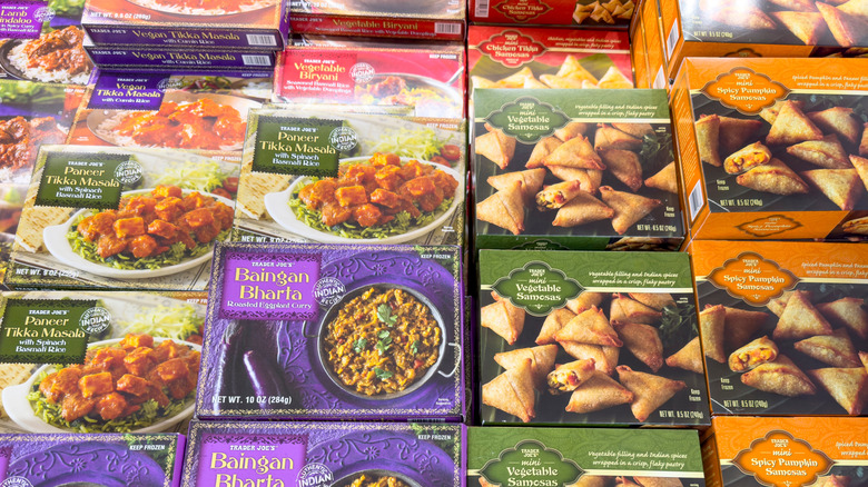 Trader Joe's frozen Indian entrees and appetizers