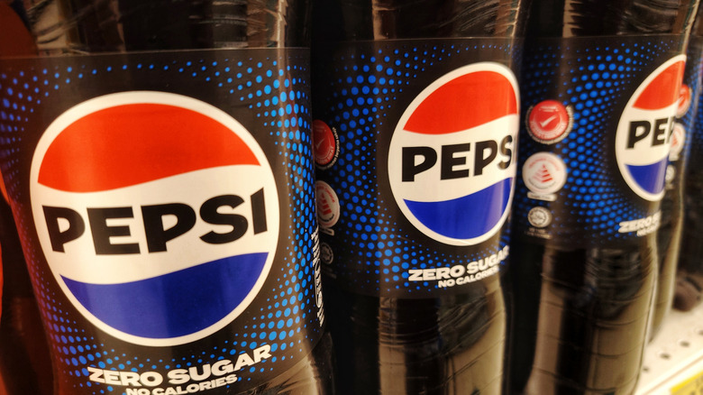 Pepsi zero sugar bottle