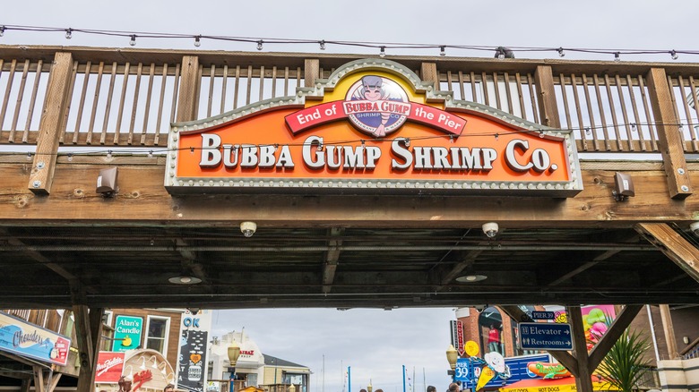 Bubba Gump Shrimp Co. sign