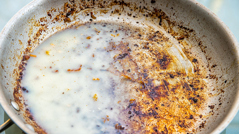 Bacon grease in a pan