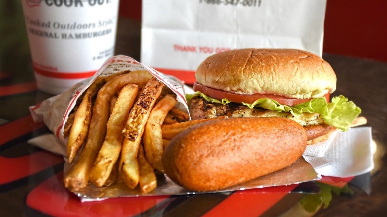 Cook Out Char-grilled Chicken Sandwich