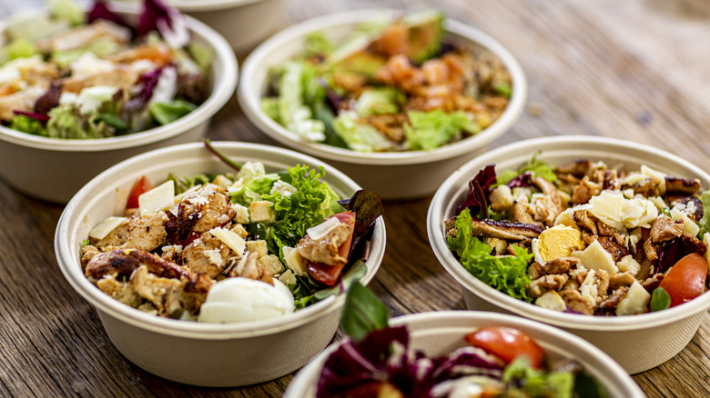 Fast food salads