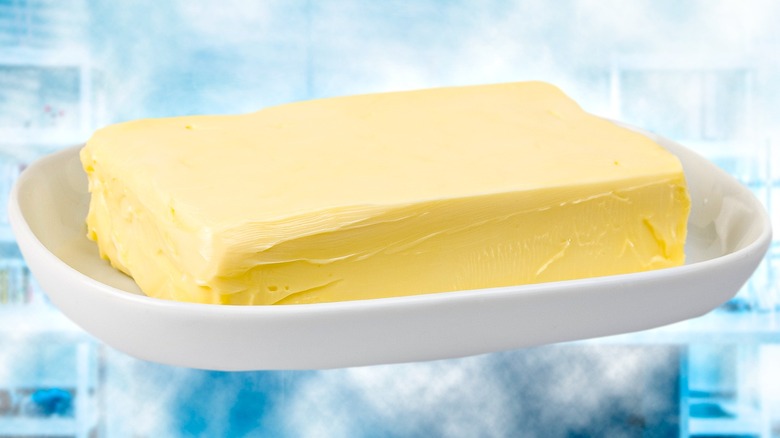 A platter of golden butter