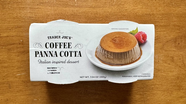 Trader Joe's Coffee Panna Cotta