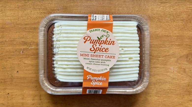 Trader Joe's pumpkin spice cake