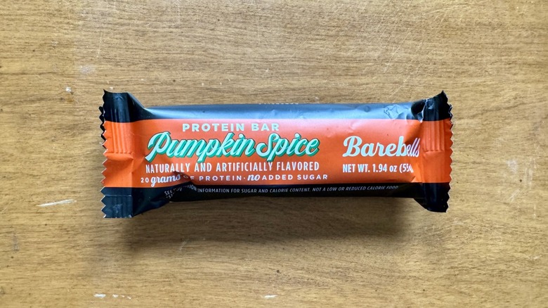 Barebells Pumpkin Spice protein bar