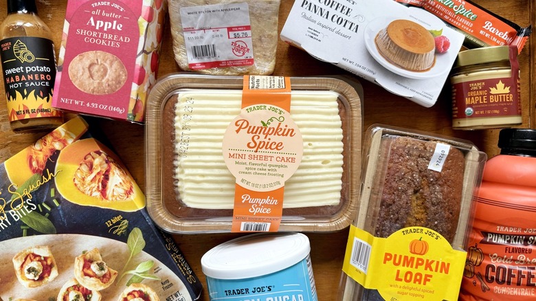 Trader Joe's fall seasonal items