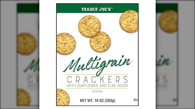 Trader Joe's Multigrain Crackers with Sunflower and Flax Seeds