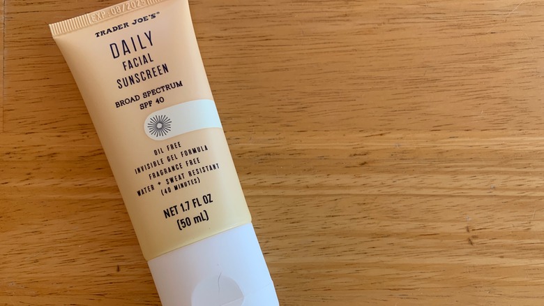 trader Joe's daily facial sunscreen