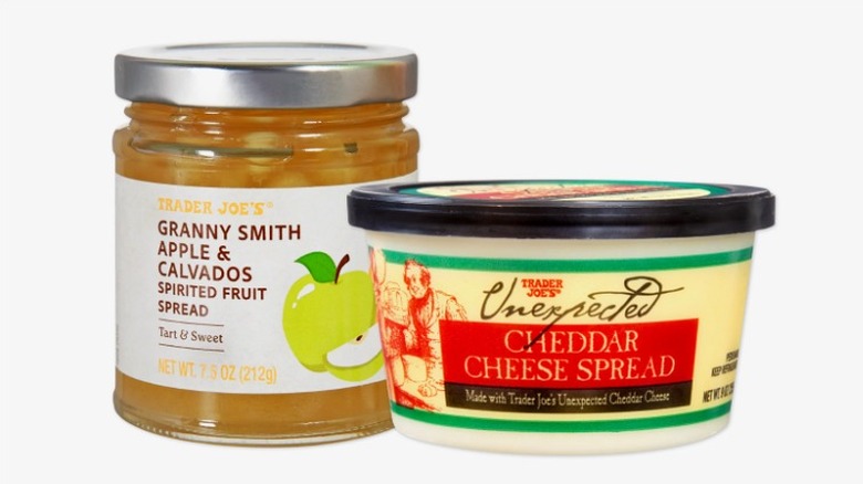 Trader Joe's Granny Smith Apple & Calvados Spread and Unexpected Cheddar Cheese Spread