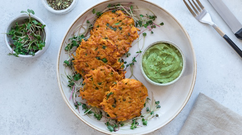 Sweet potato fritters