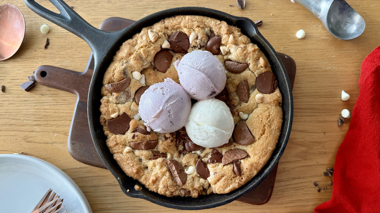 Triple Chocolate Chunk Pizookie