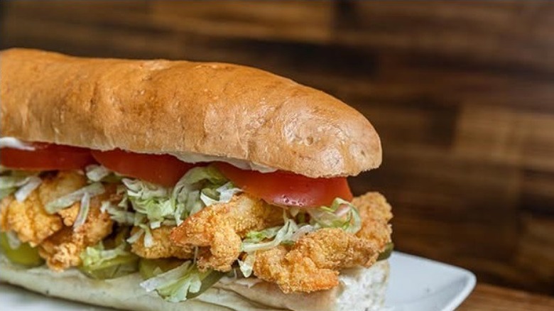 Po'boy at Harold and Belle's