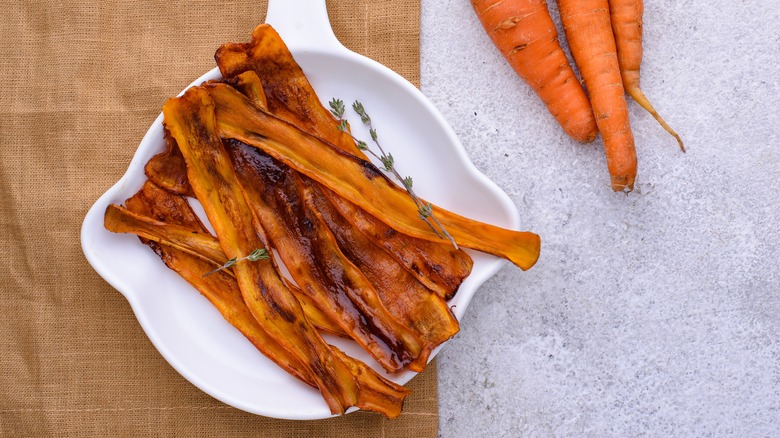 vegan carrot bacon