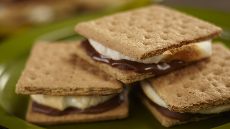 S'mores on a plate